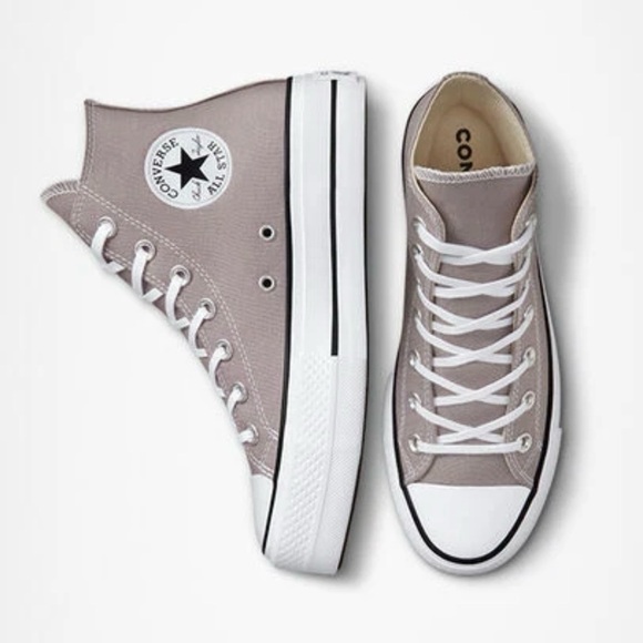 NIB Women's Size 10 Converse Chuck Taylor All Star Lift Platform Vapor Mauve - Picture 3 of 5